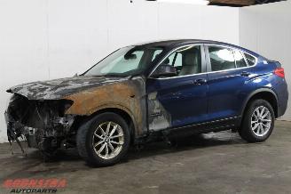 Coche accidentado BMW X4 xDrive20d 4x4 Automaat Lichtmetaal Navi Cruise Leder Trekhaak Elek. Flippers 2015/2