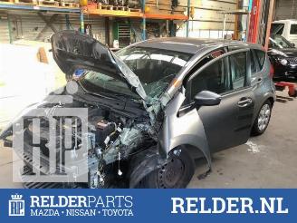 damaged campers Nissan Note Note (E12), MPV, 2012 1.2 68 2016/10