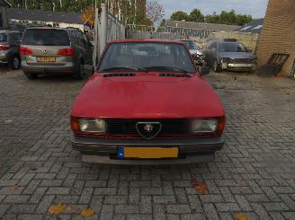 krockskadad bil auto Alfa Romeo Giulietta 1600 1984/1